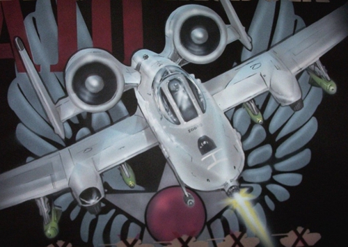 A-10 Thunderbolt jacket detail