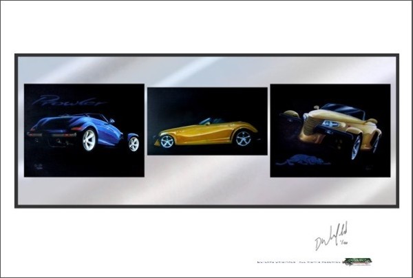 Prowlers Three - Giclee Poster Print - featuring original Airbrushed Artworks.  Signed and numbered prints