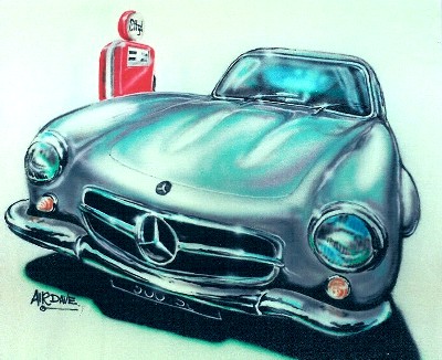 Classic Mercedes on Sweatshirt