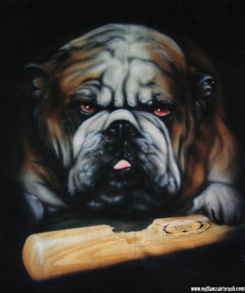 Bulldog on cotton Jacket