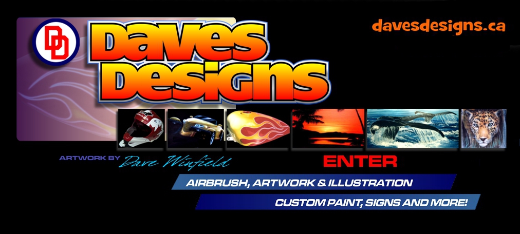 Dave's Designs - Airbrush, Artwork and Illustration