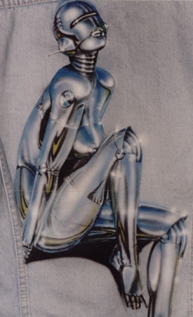 Sorayama sexy roboto on Denim